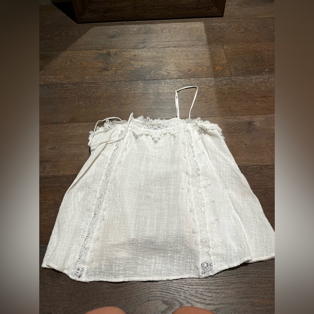 Zara linen tank top